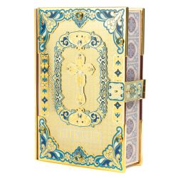 Подарочная &quot;Библия&quot; позолоченная Златоуст — 