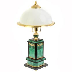 Лампа настольная из малахита Златоуст — 