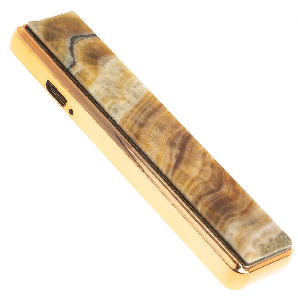 Электронная зажигалка камень оникс зарядка USB фото 1 — 