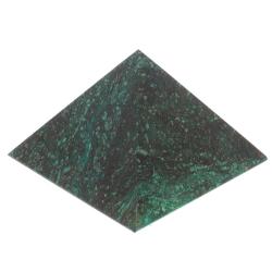 Пирамида 6,5х6,5х5,5 см камень змеевик — 