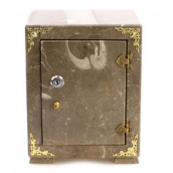 Сейф средний из коричневого мрамора — 