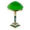 Лампа настольная камень малахит Златоуст фото 1 — 