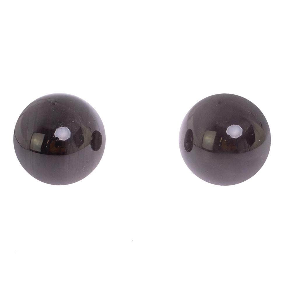 Шары для массажа из черного обсидиана 4,5 см фото 1 — 