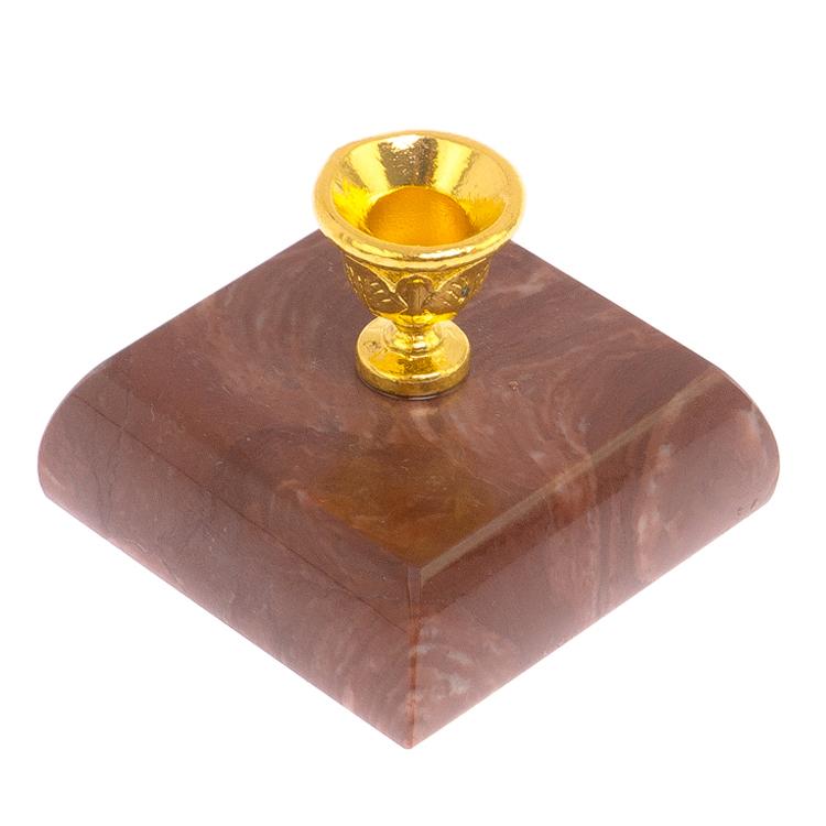 Подсвечник церковный из лемезита фото 1 — 