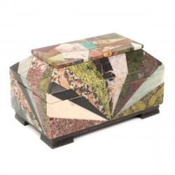 Ларец из камня Мозаика большой 22х13х12 см — 
