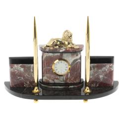 Письменный набор с визитницами &quot;Лев&quot; креноид — 