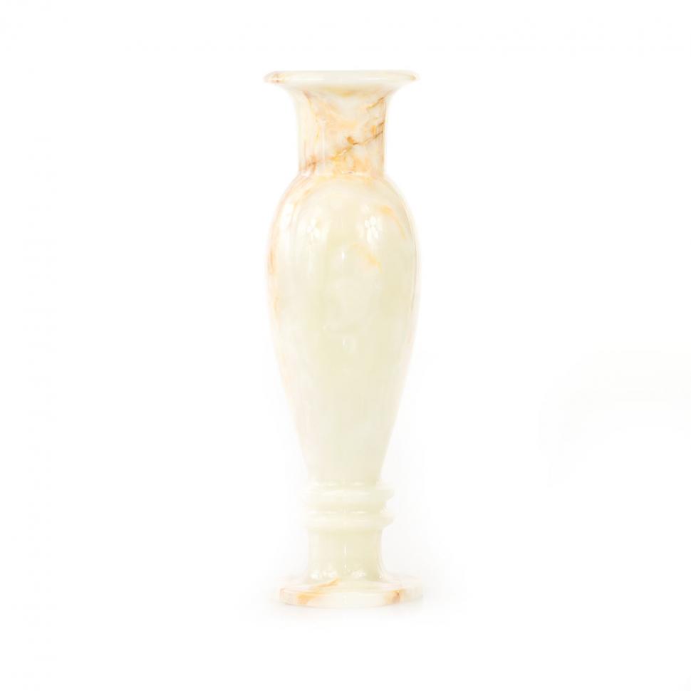 Настольная ваза камень оникс круглая 8х25 см (3х10) фото 1 — 