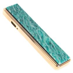 Электронная зажигалка камень амазонит зарядка USB — 