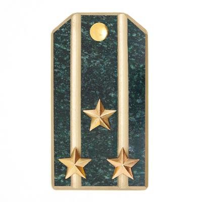 Магнит "Погон Полковник" из змеевика фото 1 — 