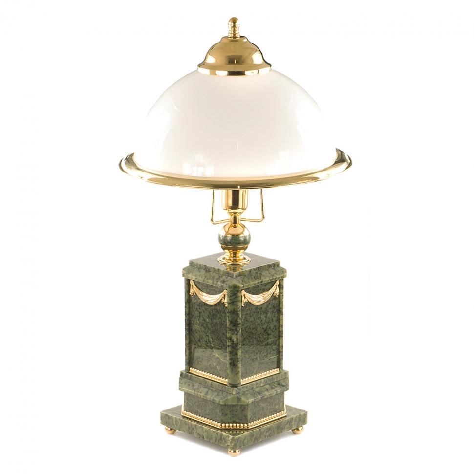 Настольная лампа камень нефрит фото 1 — 