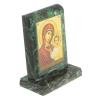 Икона настольная Казанская малая змеевик 7,5х6,5х8 см фото 2 — 