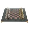 Шахматы "Древний Египет" доска 32х32 см из камня лемезит фото 2 — 