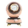 Сувенирные часы "Шар Антистресс" розовый мрамор 9х9х14 см фото 3 — 
