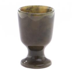 Рюмка на ножке из нефрита 3,5х5,5 см — 