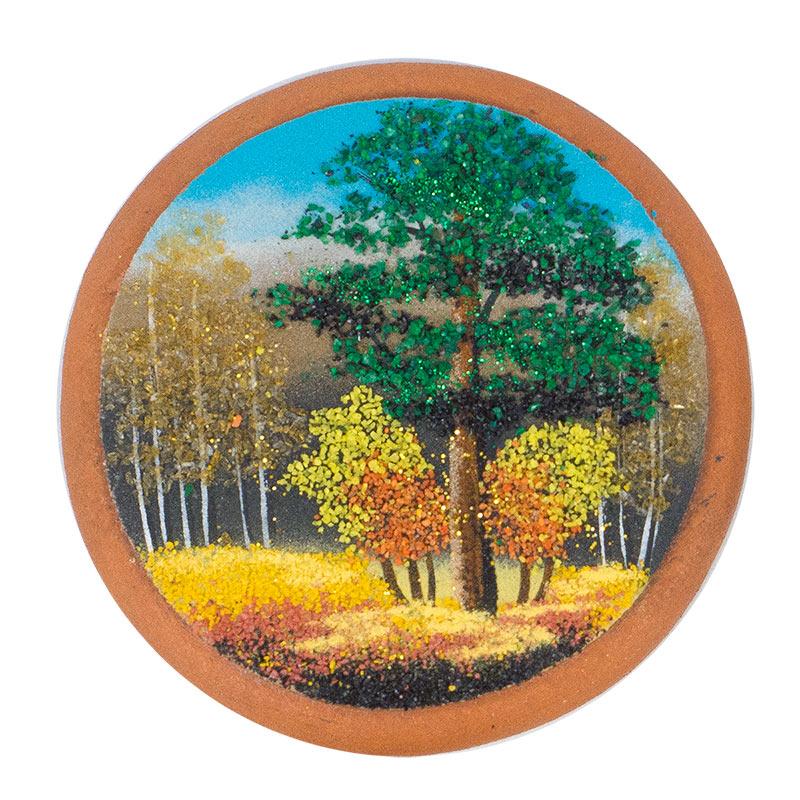 Магнит с рисунком на мдф "Осень" фото 1 — 