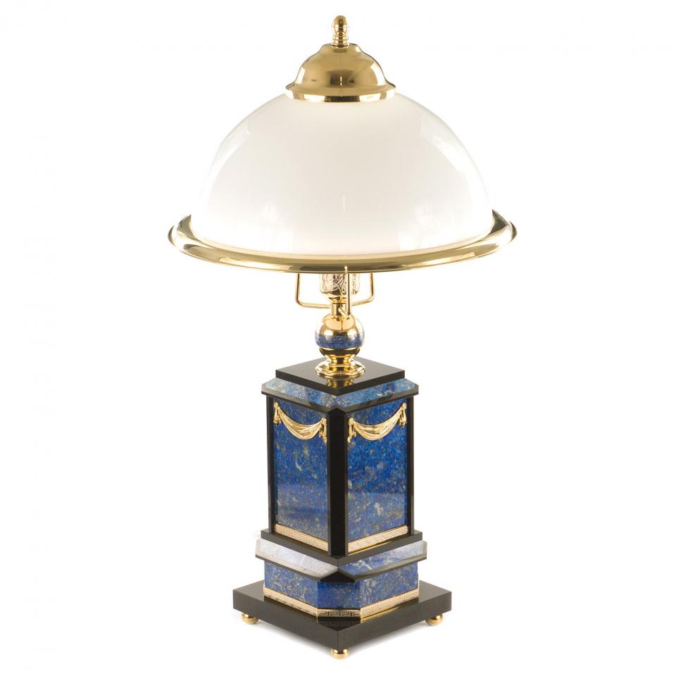 Настольная лампа камень лазурит фото 1 — 