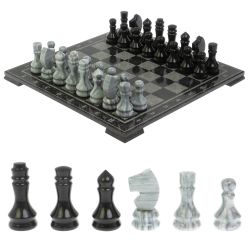 Шахматы &quot;Традиционные&quot; мрамор гравировка 41х41 см — 