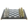 Подарочные шахматы "Средневековье" доска 44х44 см из мрамора фото 2 — 