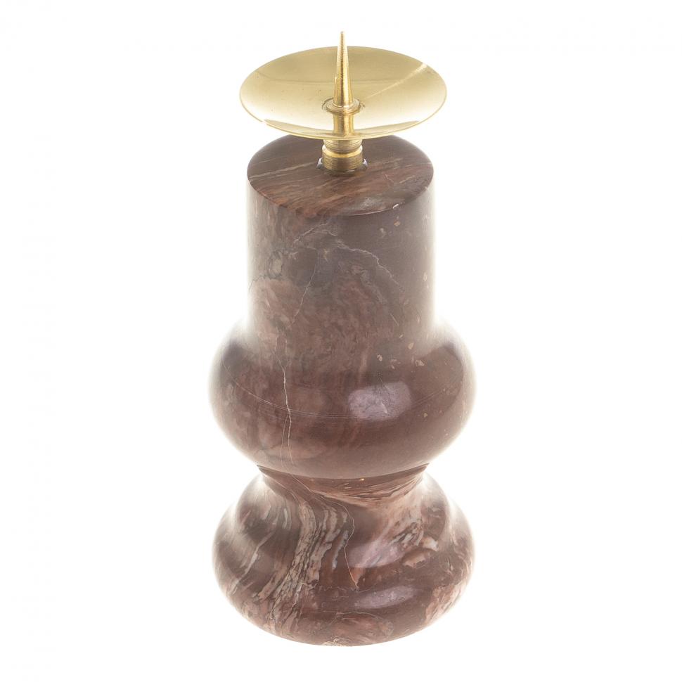 Подсвечник малый камень лемезит 4,5х10 см фото 1 — 