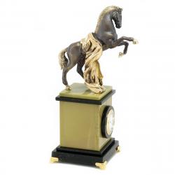 Часы &quot;Конь с попоной&quot; офиокальцит — 