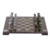 Шахматы с гравировкой "Турнирные" доска 36х36 см мрамор, змеевик фото 2 — 