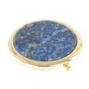 Зеркало круглое иркутский лазурит цвет золото фото 5 — 