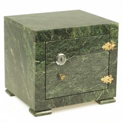 Сейф малый камень змеевик 18,5х16х17 см — 