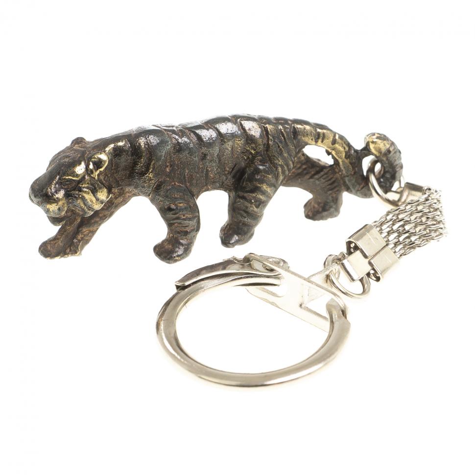 Брелок из бронзы "Тигр" фото 1 — 