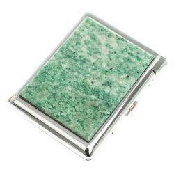 Портсигар на 20 сигарет с зажигалкой камень лиственит — 