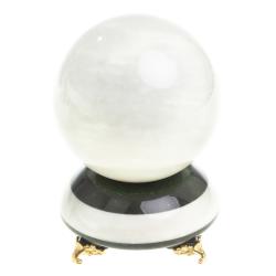 Шар Антистресс 10,5 см из мрамора на подставке — 