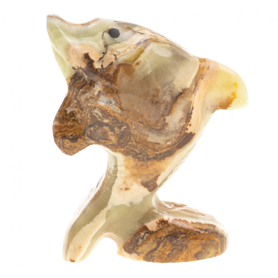 Сувенир из оникса "Дельфин" 5х2х6,5 см фото 1 — 