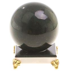 Шар из нефрита 10,5 см на подставке — 