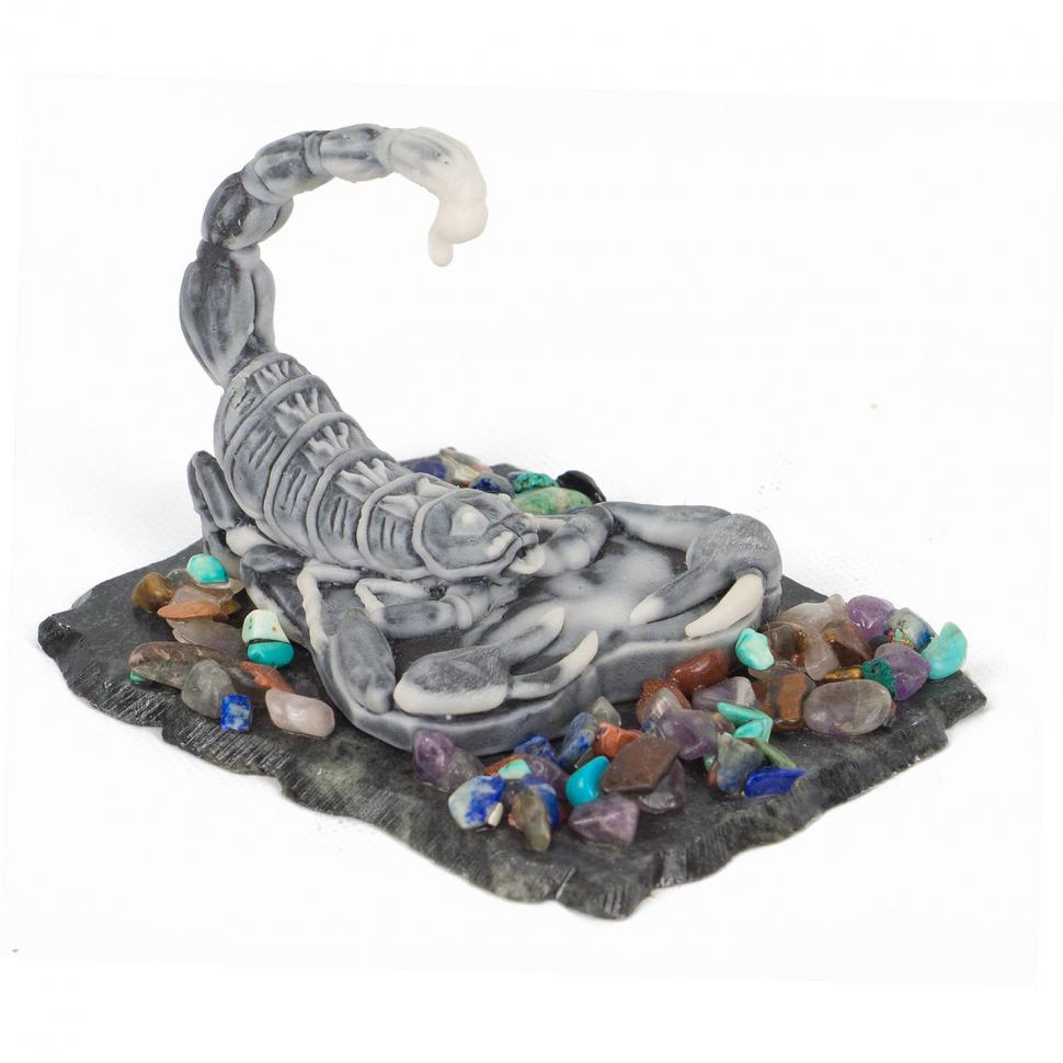 Сувенир из мрамолита "Скорпион" фото 1 — 