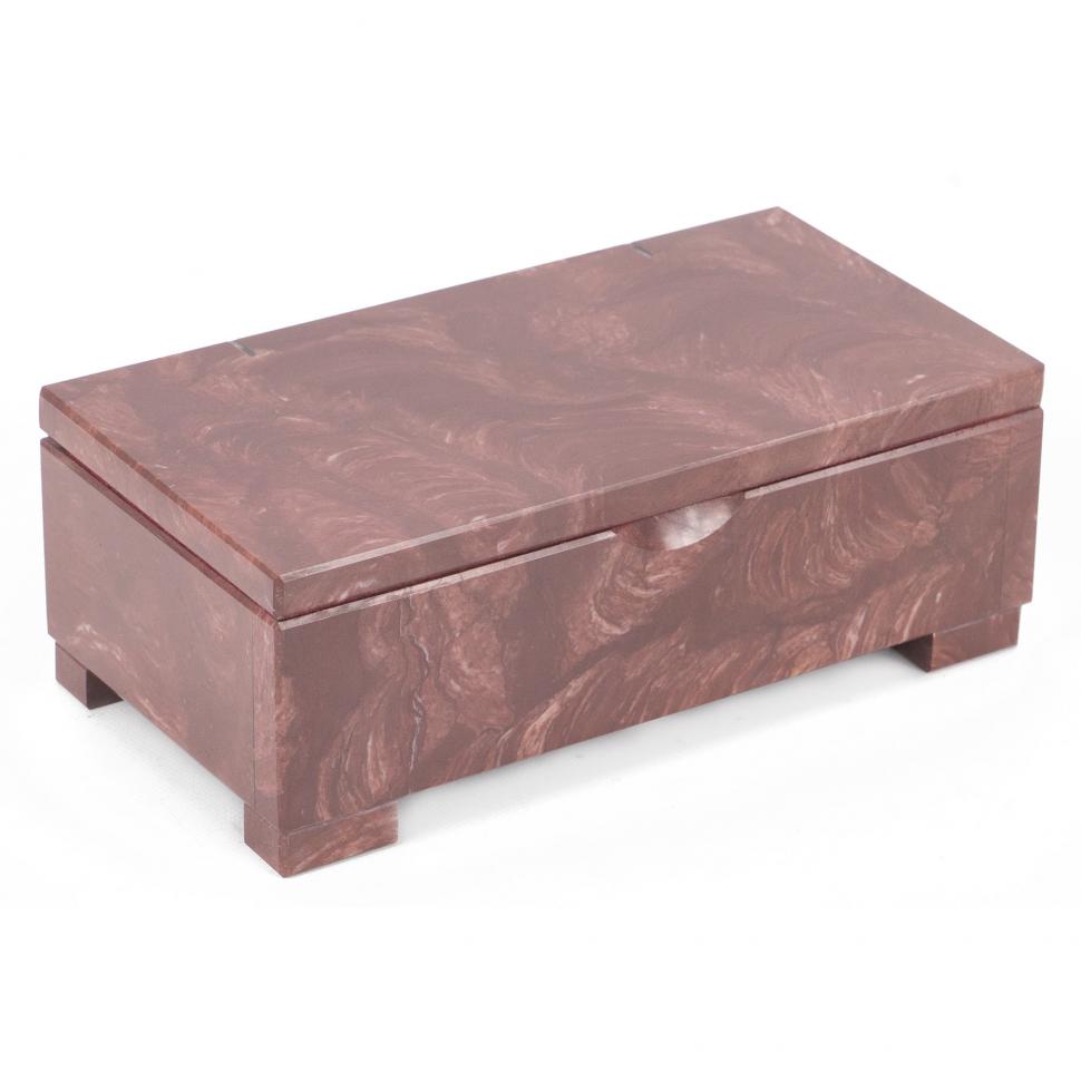 Шкатулка для денег "Купюра" без зеркала лемезит 18,5х9,5х6,5 см фото 1 — 