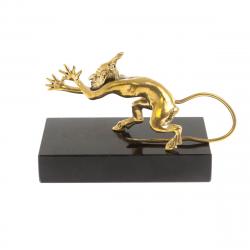 Бронзовая статуэтка &quot;Чертик&quot; долерит — 