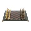 Шахматы подарочные "Нефтяники" 44х44 см лемезит змеевик фото 2 — 