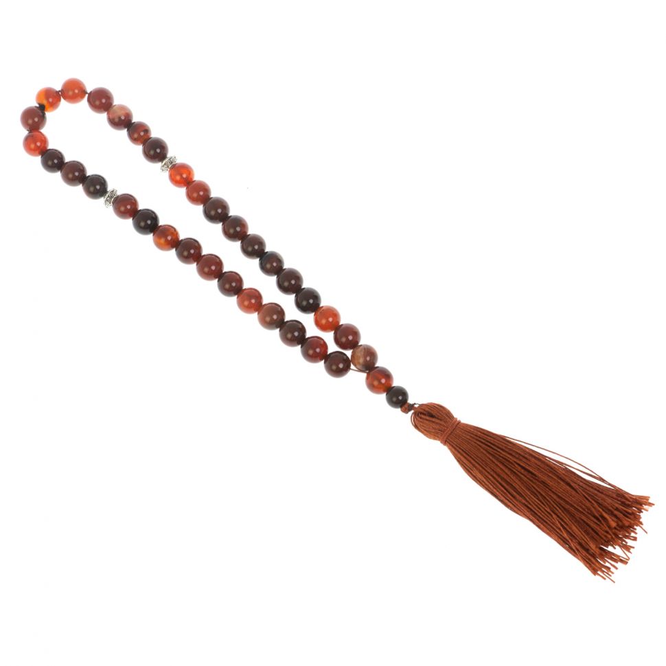 Четки из агата 35 бусин фото 1 — 