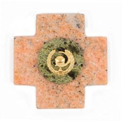 Магнит Медицинская служба мрамор змеевик зеленый — 