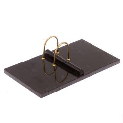 Подставка под календарь черный змеевик — 