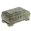 Шкатулка "Купюра" из нефрита 18х10х8,5 см фото 1 — 