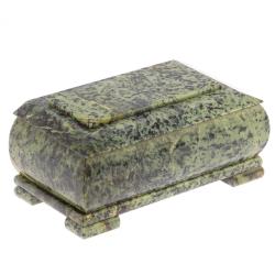 Шкатулка &quot;Купюра&quot; из нефрита 18х10х8,5 см — 