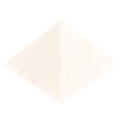 Пирамида из белого мрамора 6,5х6,5х5,3 см — 