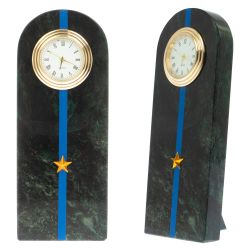 Часы-погон &quot;Младший лейтенант МЮ&quot; камень змеевик — 