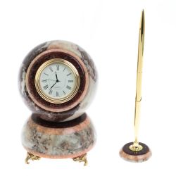 Часы -шар &quot;Антистресс&quot; из креноида с ручкой — 