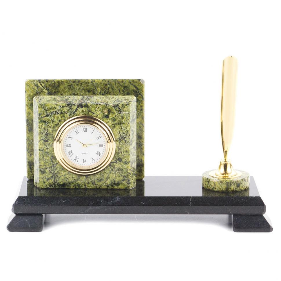 Письменный мини-набор змеевик фото 1 — 