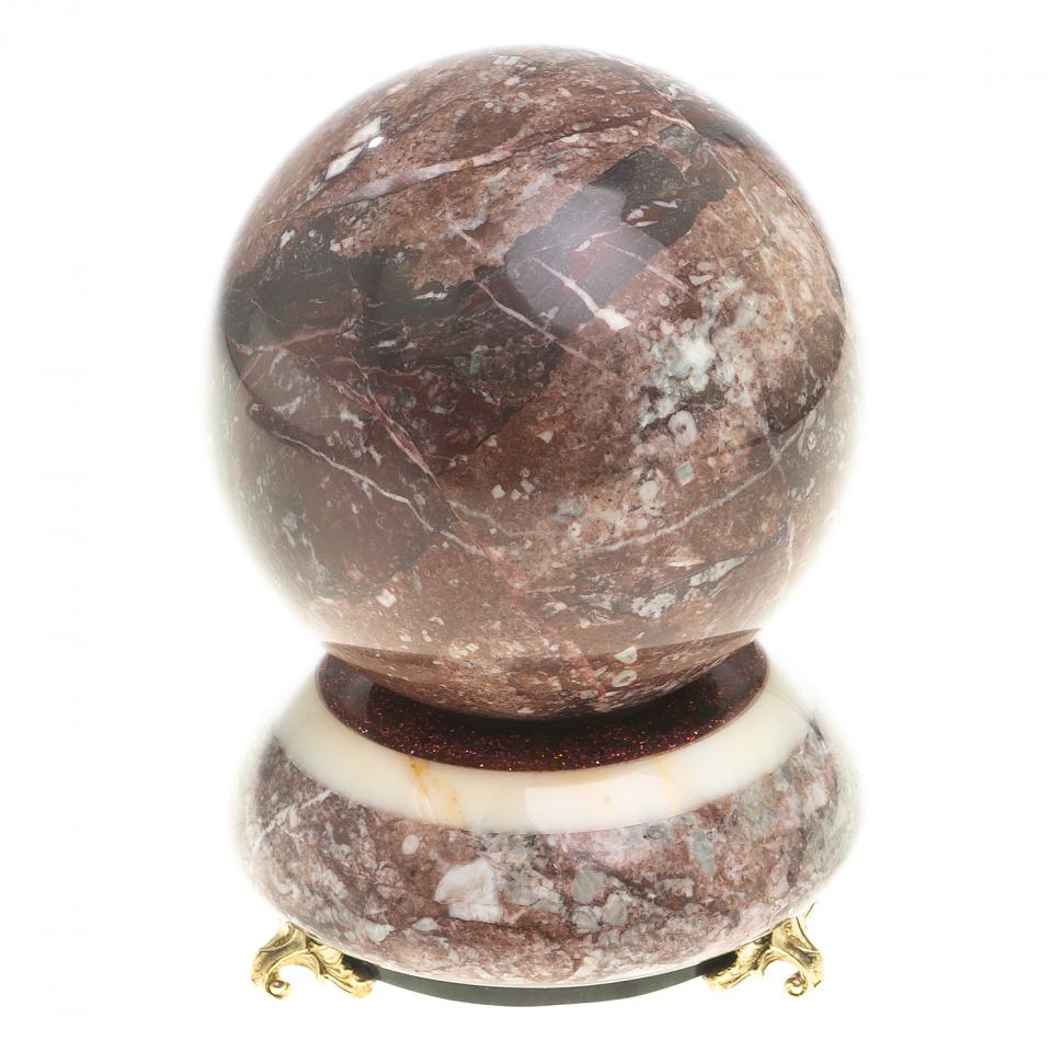 Сувенир "Шар Антистресс" камень креноид 9,5 см фото 1 — 