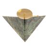 Подсвечник треугольный "Ящерица на горке" змеевик фото 3 — 