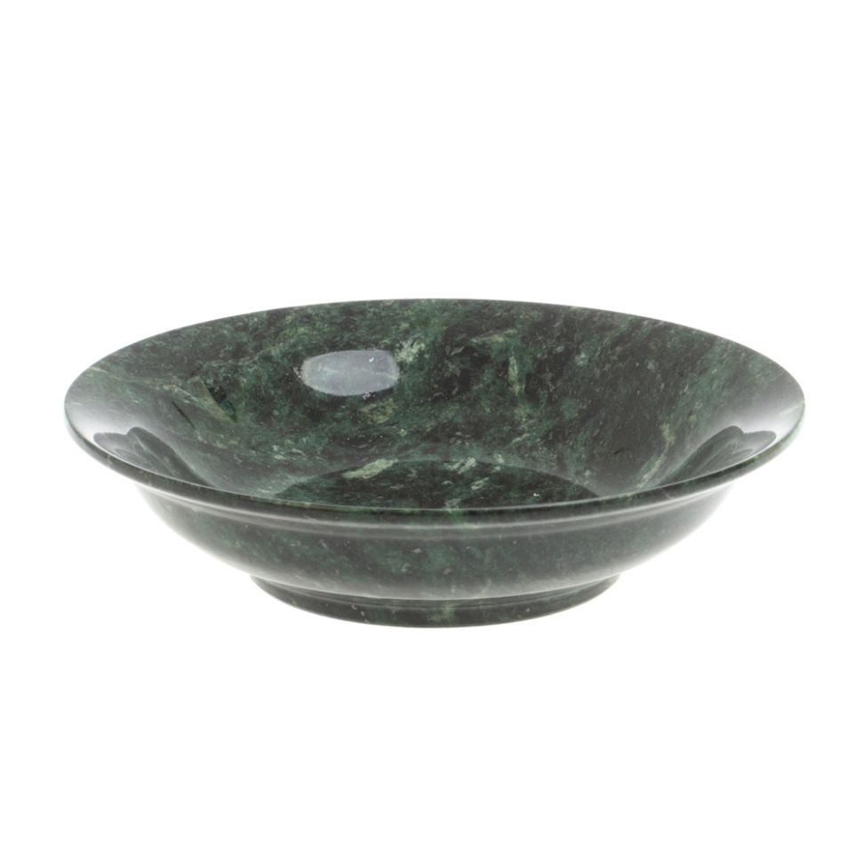 Тарелка из шабровского змеевика 12,5х12,5х3 см фото 1 — 