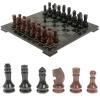 Шахматы с гравировкой "Турнирные" 40х40 см лемезит, габбро-диабаз фото 1 — 