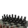 Шахматы с гравировкой "Турнирные" 40х40 см лемезит, габбро-диабаз фото 3 — 
